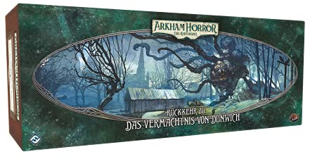Fantasy Flight Games, Arkham Horror: LCG – Rückkehr zu: Das Vermächtnis von Dunwich, Erweiterung, Expertenspiel, Kartenspiel, 1-4 Spieler, Ab 14+ Jahren, 45+ Minuten, Deutsch