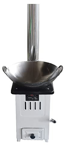 YYUINU Multifunktionaler Kohleofen aus Gusseisen, energiesparender Holzofen, Spezialofen für Wabenkohle, Kochen, Wasserkochen, Heizen,B