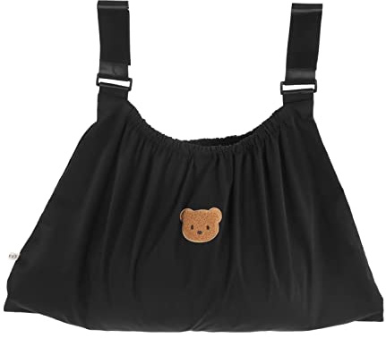 Fafeicy Kinderwagen Organizer Tasche, Wasserdicht, Großer Stauraum, Kompaktes Design, Universell, Schwarz