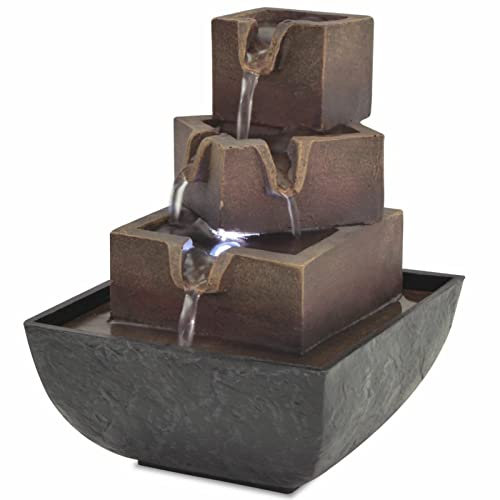 Camerina Fontana da Interni con Luce a LED in Poliresina,Arredo,Fontane e laghetti,Fontane e cascate Ornamentali(SPU:244285)