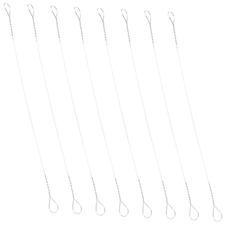 OFFSCH Filo Per Formaggio in Acciaio 8 Pezzi, Affettatrice Per Burro e Formaggio Sostituibile, Utensile Compatto Per Cucina e Preparazione Alimenti