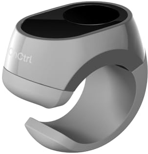 Sidovändare med fingertoppar, Bluetooth-fjärrkontroll scrolling-ring, uppladdningsbar trådlös kamera fjärrutlösare selfie knappkontroll för TikTok, videouppspelning, musikkontroll