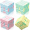 HTTDSLF 4 Stücke Infinity Cube, Unendlicher Würfel Spielzeug, Infinity Cube Antistress Spielzeug Fidget Toy, Magic Flip Dekompression, für Kinder und Erwachsene