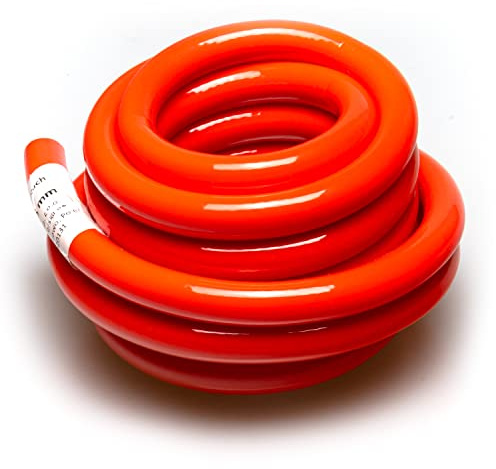 NAKA Gasschlauch Propan Butan 6/9/10 mm x 3mm 20 bar | Schlauch für Gasgrill Gaskocher Gasherd Gasofen | Nützliches Wohnmobil-Zubehör | Meterware (5m ?10mm)