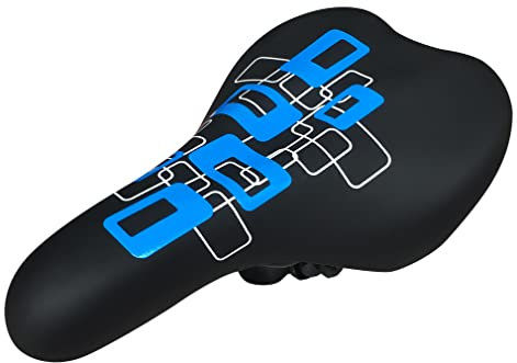 Soeenaper Kinderfahrradsattel Fahrradsitz Fahrradzubehör für 14 16 18 20 24 Zoll Kinderfahrradsitz Ersatz Kinderfahrradsattel Ersatz für Jungenfahrrad 6010 (blau)