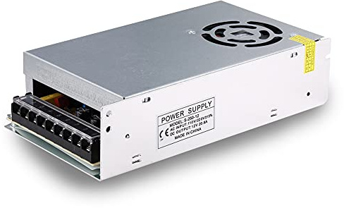 Netzteiladapter DC 12V 20A 250W Transformatorschalter AC 110V / 220V zu DC 12V 20amp Schaltwandler LED-Treiber für LED-Lichtstreifen CCTV-Kamera Sicherheitssystem Radio, Computerprojekt, 3D-Drucker