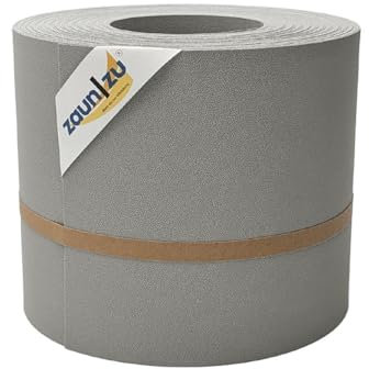 zaun|zu® Premium 26m Rolle: Sichtschutzstreifen PP für Doppelstabmatten UV-beständiger Sichtschutz | Zaunblende Made in Germany