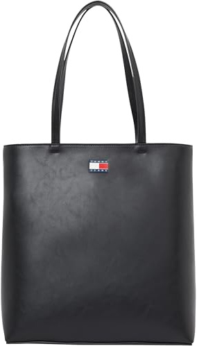 Tommy Jeans Damen Tote Bag Tasche Groß, Schwarz (Black), Einheitsgröße