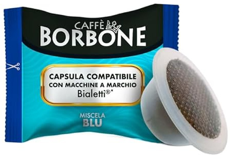 Caffè Borbone Miscela Blu - 50 Capsule - Compatibili con Macchine a marchio Bialetti*