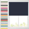 Barnes Blinds - Blackout Roller Blinds for Windows, Custom Cut to Size - Black Out Thermal Fabric Durable Fittings Easy Fit - Roller Blind (Navy 183cm)