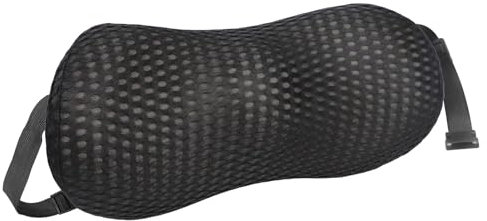 Cojín Lumbar Ergonómico con Soporte para Silla y Vehículo, Respaldo de Espuma con Correas Ajustables