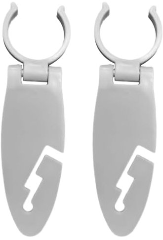 Generisch Paddelboard Flossen Clips - 2er-Set Fixierklemmen Für SUP-Boards - Ausziehbar Halteclips, Wassersportzubehör Für Kinder, Jugendliche & Erwachsene