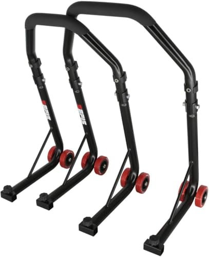 SEFIS D18 Juego de soporte para motocicleta para Honda CMX 500/1100 Rebel rueda delantera y trasera, elevador de motocicleta, soporte de montaje trasero para motocicleta, juego de soporte para