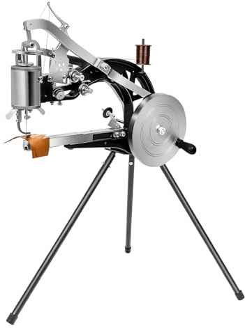 YUZINO Handheld Leather Sewing Machine, Hand Machine Cobbler Shoe Repair Machine, Heavy Duty Leather Cobbler Sewing Machine with Needles for Canvas, Linen, Bags, Shoes