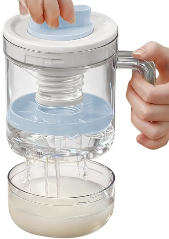 Filtro – Dispositivo di filtraggio della pressione, dispositivo di filtrazione del formaggio, per l'uso in cucina domestica per la preparazione del latte, alimenti per bambini e gastronomia