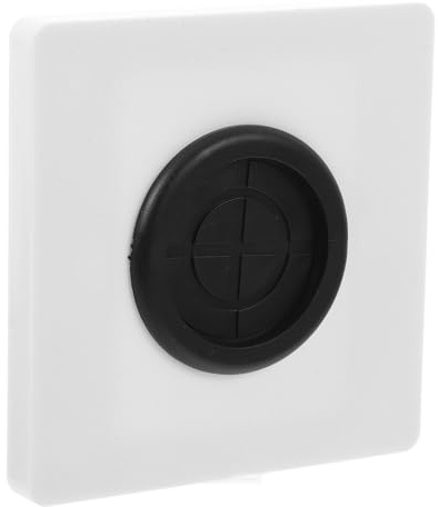 POPETPOP Blank Wall Plate with Cable Pass Through Hole Electrical Panel Cover for Organized Wiring and Wall Mounted Tv Easy Installation Switch Socket Faceplate with Split Flange Protection
