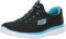 Skechers Summits Top Player Damen Sneaker , Black Turquise, 39.5 EU