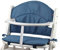 Tinydo® Hochstuhl-Sitzkissen optimal für Geuther Swing und ähnliche Treppenhochstühle mit Memory-Schaum-Dämpfung Sitzverkleinerer-Auflage für Babystühle rutschfest pflegeleicht (blau)