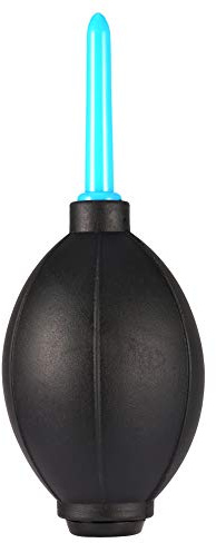 Souffleur d'air, outil propre de nettoyeur de poussière de souffleur d'air de boule ovale en caoutchouc de TPE pour des caméras lentilles filtres jumelles télescopes de clavier microscopes etc.