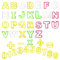 AHEJIOO 41 Pcs Buchstaben Ausstecher für Fondant, Fondant Ausstecher Buchstaben Set – Alphabet, Zahlen & Symbole Tortendeko für Kuchen, Marzipan, Kekse & mehr – Lebensmittelecht & leicht zu reinigen