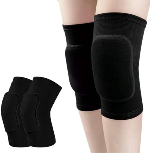 COYUN 1 Paar Knieschoner, Elastische Knieschützer, nti-Kollision Weiches Verdickung Schwamm Knieschoner, atmungsaktivem Gewebe, Sport Männer Und Frauen Knieschützer, für Tanzen Fußball Joggen Tanz