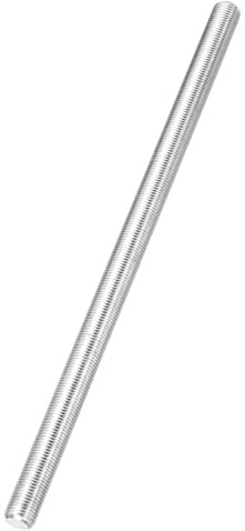 QUARKZMAN Tige Filetée Entière, M10 x Pas 1.25mm 304 Acier Inoxydable Filet Fin à Droite, 200mm/8 Long Pour Ancres Boulons