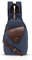 FANDARE Klassische Sling Bag Sport Rucksack Party Outdoor Tragbare Crossbody Tasche Damen/Herren Breathable Verschleißfeste Leinwand Blau