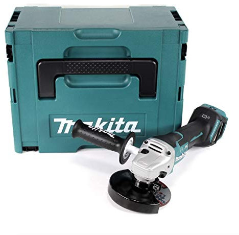 Makita DGA 517 ZJ Akku Winkelschleifer 18 V 125 mm Brushless + Makpac - ohne Akku, ohne Ladegerät