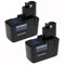 EXTENSILO 2X Akku Ersatz für Würth 702 300 712, 702 300712, 702300 712 für Elektrowerkzeug (3300 mAh, NiMH, 12 V)