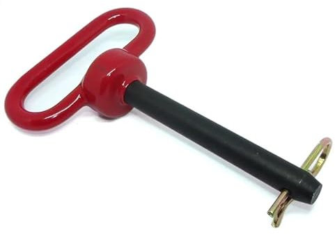 cyclingcolors Perno Traino Trattore 12mm con Maniglia Gancio rimorchio Attacco ASSE Spina Scatto spinotto carrellino Acciaio Auto