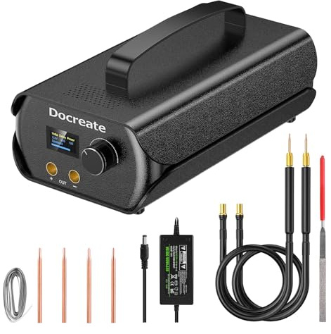 Saldatrice portatile a punti, saldatrice a batteria SEAT-06 con Farad Capadtore 3000F 120 Gears supporta 0,1 – 0,3 mm nichel Band saldatrice a punti batteria