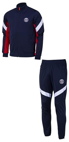 Paris Saint-Germain Tuta da allenamento Fit PSG, collezione ufficiale, Blu, M