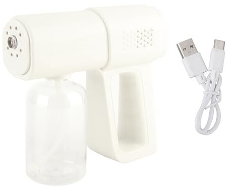 Pulverizador Atomizador Portátil, Máquina Pulverizadora de Nanómetro para Cabello, Pulverizador de Luz Azul Recargable Inalámbrico, Peluquería a Vapor