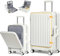 Sea choice Hartschalen Kofferset 2teilig Trolley Koffer Gepäck Reisekoffer PC Rollkoffer Schloss 4 Rollen Hartschale Teleskopgriff 55/78cm