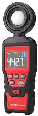 Luxómetro Portátil, Medidor De Luz, Fotómetro, Luxómetro, Medidor De Lux Profesional, Prueba LED Digital, Iluminómetro De Alta Precisión, Pantalla LCD Retroiluminada , Amplia gama de aplicaciones
