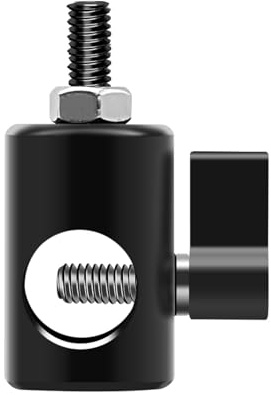 Base de adaptadores de rosca de acero inoxidable de 1/4 pulgadas para soportes de cámara estándar de 16 mm y accesorios de fotografía, convertidores de soporte de luz de acero inoxidable