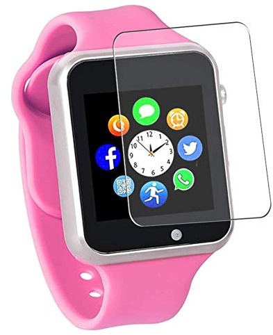 Puccy 3 Pack Screen Protector Film, compatible with Funntech/Janker A1 1.54 Smart Watch TPU Guard （ Not Tempered Glass Protectors ） (new version)