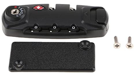 zalati Cadenas de rechange approuvé par la TSA avec combinaison à 3 chiffres pour rénovation