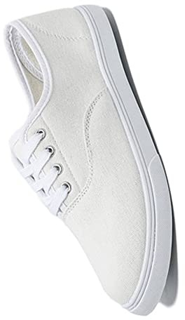 Zapatos De Artes Marciales con Cordones, Zapatos Tradicionales Chinos De Kung Fu, Zapatos De Tela, Zapatos De Lona, Zapatos De Tai Chi, Suela De Goma,White-43 EU