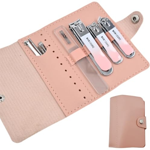 ZHIYE 10 Pcs Nail Clippers Set Stainless Steel Nail Clipper, Professional Nail Scissors Grooming Pedicure Kit Manicure, Cuticle Remover Tools