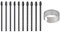 [10 Stück] Ersatzspitzen für Wacom One Standard Pen (2023 Edition) für Wacom One 13 Touch (DTH134) / Wacom One 12 (DTC121) / Wacom One M (CTC6110) / Wacom One S (‎CTC4110), Schwarz+Felt