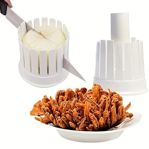 Cortador De Cebolla Floreciente, Cortador De Cebolla, Herramientas De Cocina Con Cortadors De Núcleo cortadors cebollas Fabricante de flores de cebollas Para Patata, Tomate, Manzana, Naranja Y Blanco