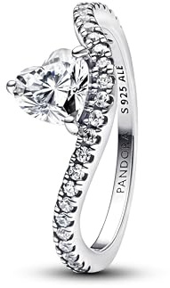 Pandora Women's Ring Sterling Silver 925 193661C01, Cubic Zirconia