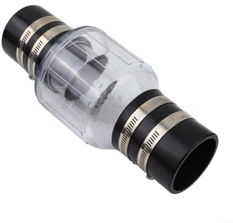 Clapet anti-retour silencieux avec déflecteur à ressort pour une prévention efficace du refoulement des eaux usées (5,1 cm)