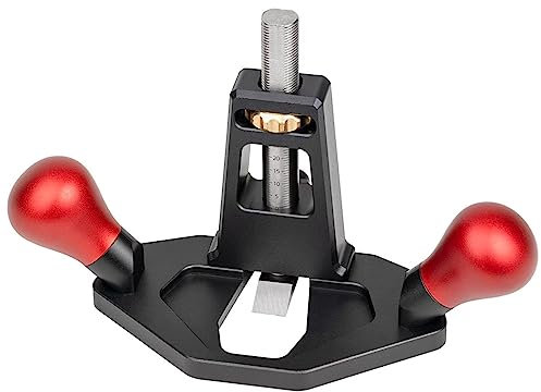 Carpenter Premium Raboteuse à main Raboteuse à main Raboteuse Rabot Défonceuse Avec bouton de réglage fin