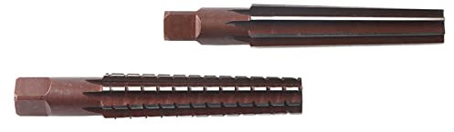 Juego de Escariadores Cónicos 2 Piezas Escariador Morse Áspero y Fino Acero Alto Carbono MT3# Herramienta de Corte Precisión Industrial Para Taladros CNC Metal Madera Reparación Mecánica