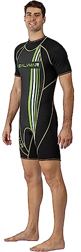 SALVIMAR Shorty Man, Mutino da Snorkeling Uomo, Nero, 2,5mm S