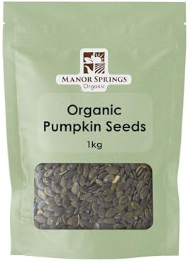 Organic Pumpkin Seeds 1kg by Manor Springs Organic