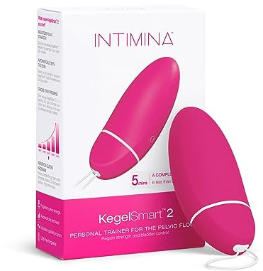INTIMINA KegelSmart 2 - Pelvic Floor Exerciser for Women, Kegel Balls for Women Tigthening Strengthening Device, Kegel Device for Guided Training