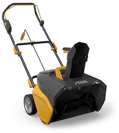 STIGA 7 Series Schneefräse - 48V Cordless, Dual-Batterie-System, 1x7,5 Ah ePower Akku und Ladegerät im Lieferumfang, 50cm Räumbreite, Verstellbarer Deflektor
